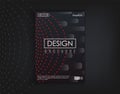 Brochure Cover Design Cards Isolated. Dynamic fashion flat design. Poster, banner, flyer, poster, business card and Royalty Free Stock Photo