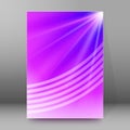 Brochure cover template vertical format glowing background58