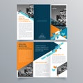 Brochure design, brochure template Royalty Free Stock Photo