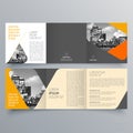 Brochure design, brochure template, creative tri-fold, trend brochure