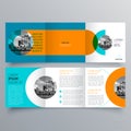 Brochure design, brochure template, creative tri-fold, trend brochure