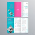 Brochure design, brochure template, creative tri-fold, trend brochure