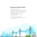 Brochure Electric Power Transmission Royalty Free Stock Photo