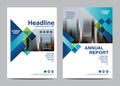 Brochure Layout design template. Annual Report Flyer Leaflet cover Presentation Modern background. illustration vector in A4 Royalty Free Stock Photo