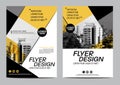 Brochure Layout design template. Annual Report Flyer Leaflet cover Presentation Modern background. illustration in A4 Royalty Free Stock Photo