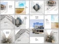 Brochure layout of square format covers design templates for square flyer leaflet, brochure design, report, presentation