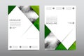 Brochure layout template flyer design vector, Magazine booklet cover abstract background Royalty Free Stock Photo