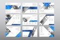 Brochure layout template flyer design vector, Magazine booklet cover abstract background Royalty Free Stock Photo