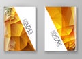 Brochure Multicolored Polygonal Mosaic Backgrounds