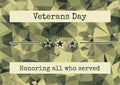 Brochure poster templates in veterans day