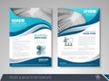 Brochure template design Royalty Free Stock Photo