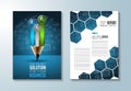 Brochure template, Flyer Design or Depliant Cove