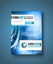 Brochure template, Flyer Design or Depliant Cover Royalty Free Stock Photo