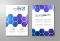 Brochure template, Flyer Design or Depliant Cover for business