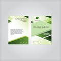 Brochure template green company profile