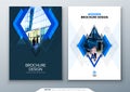 Brochure template layout design. Corporate business annual report, catalog, magazine, flyer mockup. Creative modern Royalty Free Stock Photo