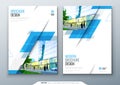 Brochure template layout design. Corporate business annual report, catalog, magazine, flyer mockup. Creative modern