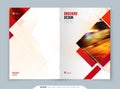 Brochure template layout design. Corporate business annual report, catalog, magazine, flyer mockup. Creative modern Royalty Free Stock Photo