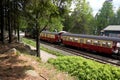 Brocken railway Brockenbahn in the station of Schierke Royalty Free Stock Photo