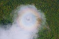 Brocken spectre light phenomenon also call Brocken bow or mountain spectre, is the magnified shadow of an observer cast upon