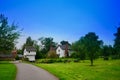 Buildings at Brockhampton Royalty Free Stock Photo