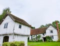 Gatehouse and the manor house Royalty Free Stock Photo