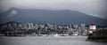 Brockton Point Lighthouse overlooking North Vancouver, BC.