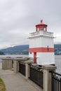 Brockton Point Lighthouse in Vancouver, Stanley Park, BC, Canada