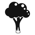 Brocolli icon simple vector. Cabbage food