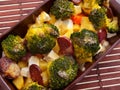 Brocolli and potato casserole Royalty Free Stock Photo