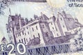 Brodick Castle on Banknote Royalty Free Stock Photo