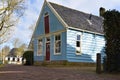 Broek in Waterland, Netherlands. February 2023. The authentic wooden houses in Broek in Waterland, Holland Royalty Free Stock Photo