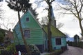 Broek in Waterland, Netherlands. February 2023. The authentic wooden houses in Broek in Waterland, Holland Royalty Free Stock Photo