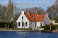 Broek in Waterland, Netherlands. February 2023. The authentic wooden houses in Broek in Waterland, Holland Royalty Free Stock Photo