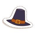 Broen hat beautiful vector.