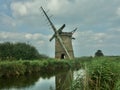 Reflections windmill and landscape