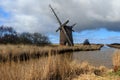 Brograve mill windpump Royalty Free Stock Photo
