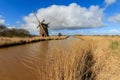 Brograve mill windpump Royalty Free Stock Photo