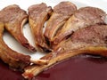 Broiled Lamb Chops Royalty Free Stock Photo