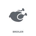 broiler icon from Kitchen collection.