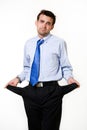 Broke business man Royalty Free Stock Photo