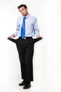 Broke business man Royalty Free Stock Photo