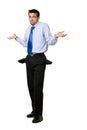 Broke business man Royalty Free Stock Photo