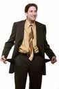 Broke business man Royalty Free Stock Photo