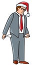 Broke Holiday Businessman Royalty Free Stock Photo