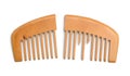 Broke Wood Comb Royalty Free Stock Photo