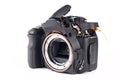 Broked DSLR camera Royalty Free Stock Photo