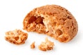Broken amaretti biscuit Royalty Free Stock Photo