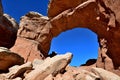 Broken Arch, Arches National Park, Moab, Utah. Royalty Free Stock Photo