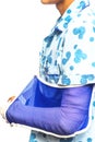 broken arm Royalty Free Stock Photo